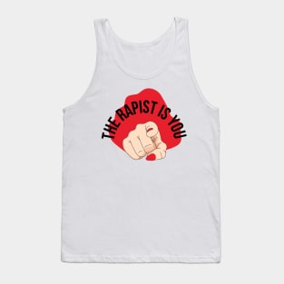 'The rapist is you' feminist protest Chile Tank Top